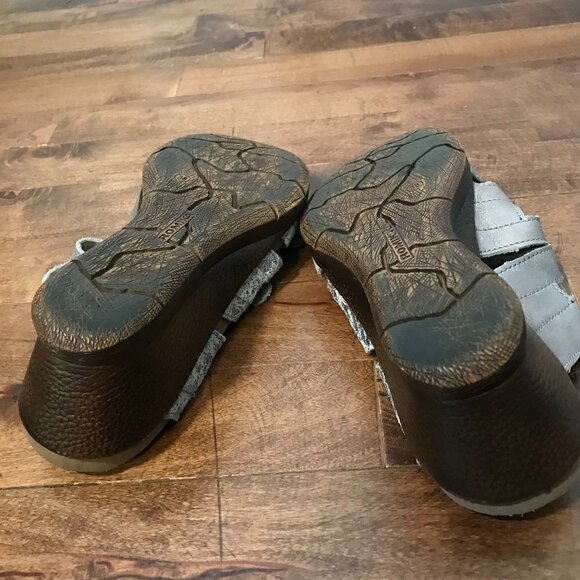 Romika 3 strap wedge sandal w/molded foot bed, 38 - Picture 6 of 12